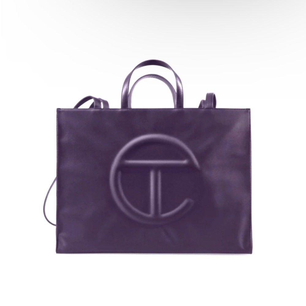 Large Telfar Eggplant Purple